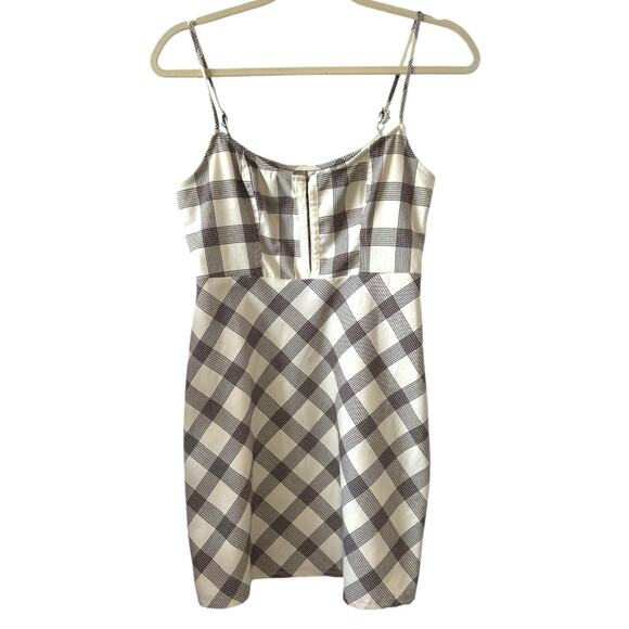 Urban Outfitters Academia-Style Plaid Mini Dress Small - Picture 1 of 8